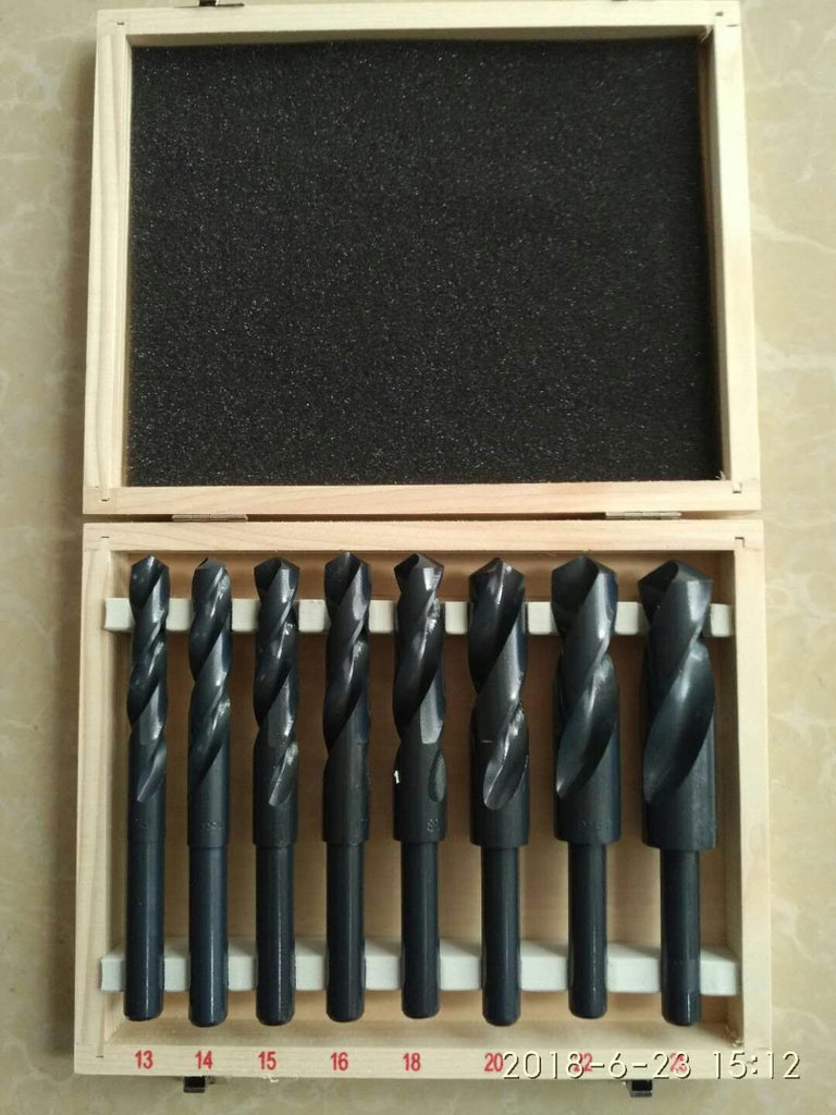 8pc HSS Cobalt Silver & Deming Drill Bits Set