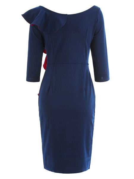 Ruffled Bodycon Dress