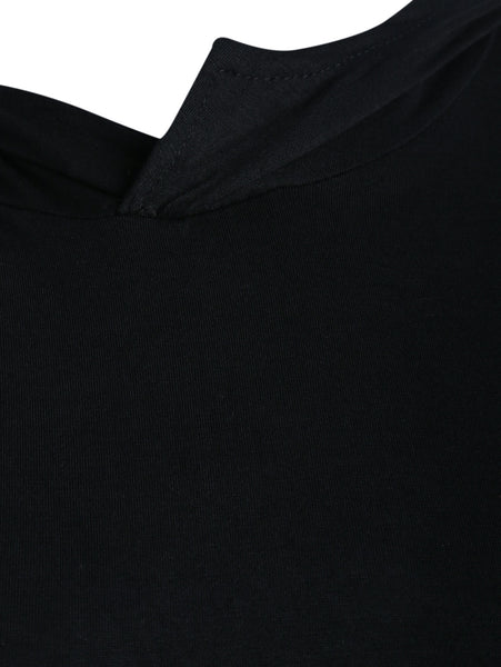 Stylish Hooded Long Sleeve Color Block Slimming Women's Hoodie