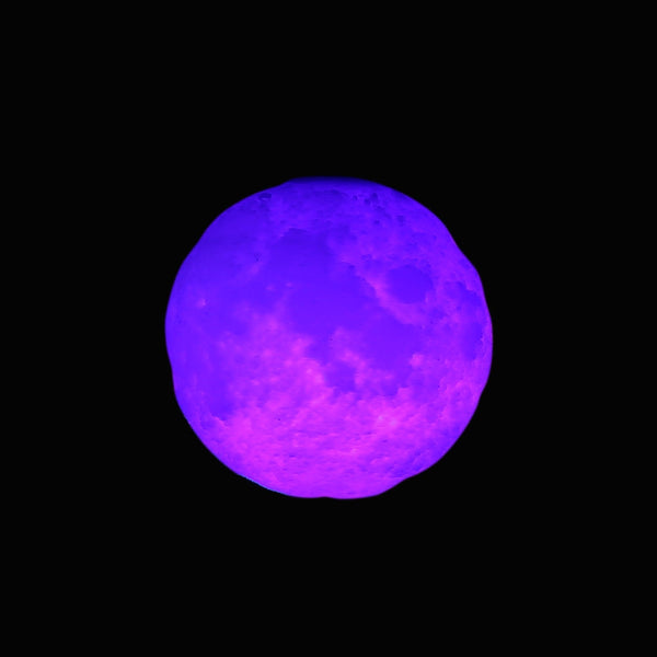 RGB 3D Moon Night Light Key Chain Accessories for Handbag