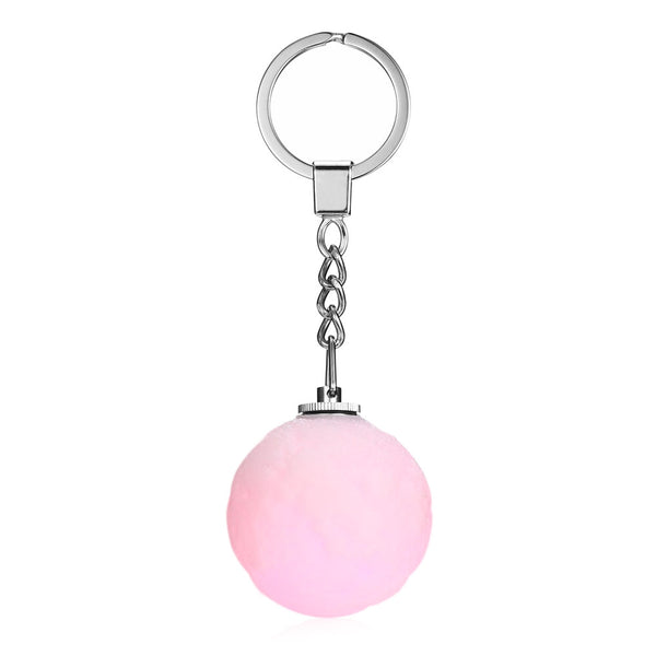RGB 3D Moon Night Light Key Chain Accessories for Handbag