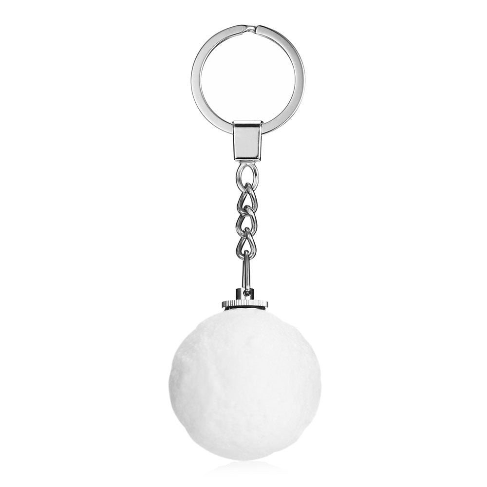 RGB 3D Moon Night Light Key Chain Accessories for Handbag