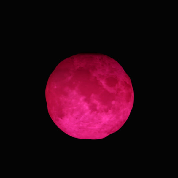 RGB 3D Moon Night Light Key Chain Accessories for Handbag