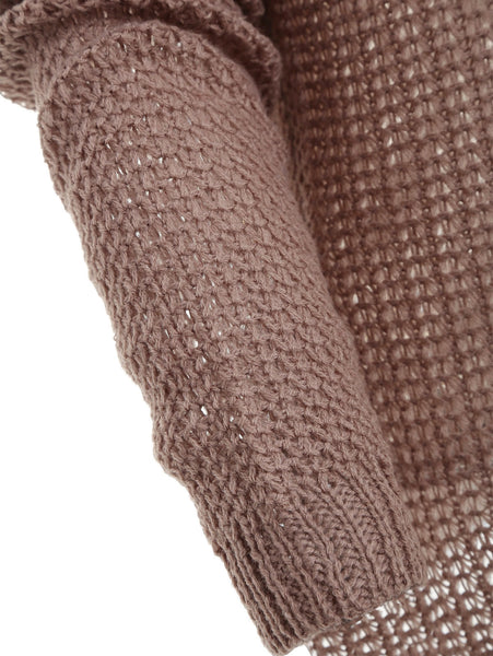 Casual V-Neck Solid Color Long Sleeves Pullover Sweater For Women