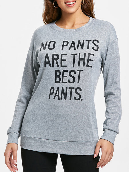 Casual Crew Neck Pullover Graphic Sweatshirt