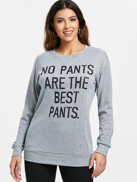 Casual Crew Neck Pullover Graphic Sweatshirt