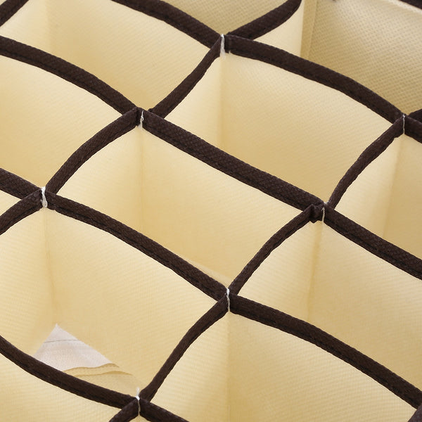 4pcs Collapsible Storage Boxes Bra Underwear Closet Organizer Divider Drawer