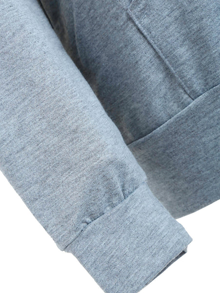 Kangaroo Pocket Printed Sweatshirt