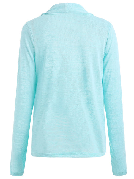 Cross Drape Wrap Sweater