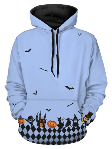 Halloween Theme Casual Pullover Hoodie