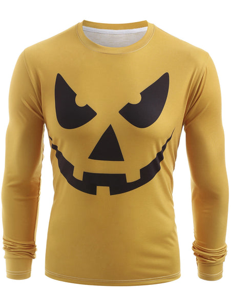 Emotion Icon Print Long Sleeve Tee