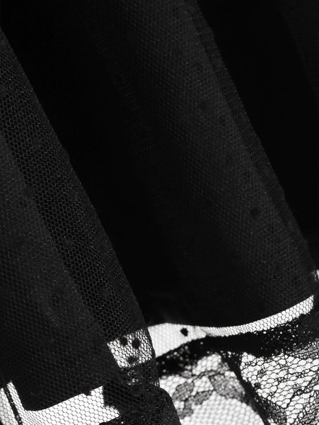 Cut Out Mesh Panel Dress