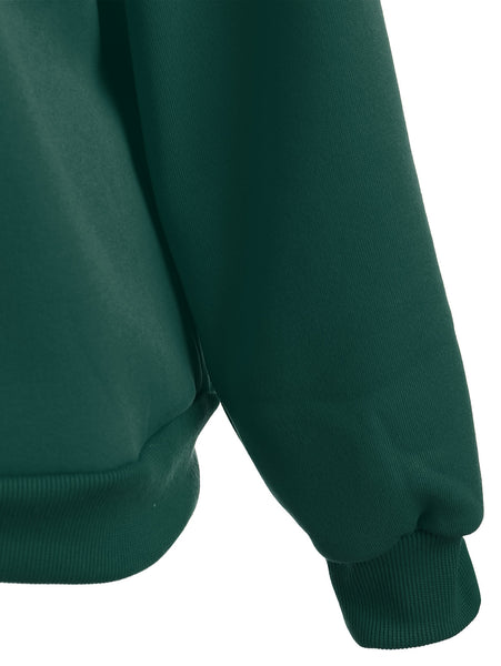 Striped Edge Drawstring Hoodie