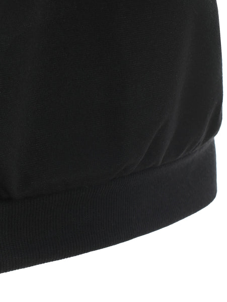 Stylish V-Neck Long Sleeve Zippered Loose-Fitting Women's Sweatshirt