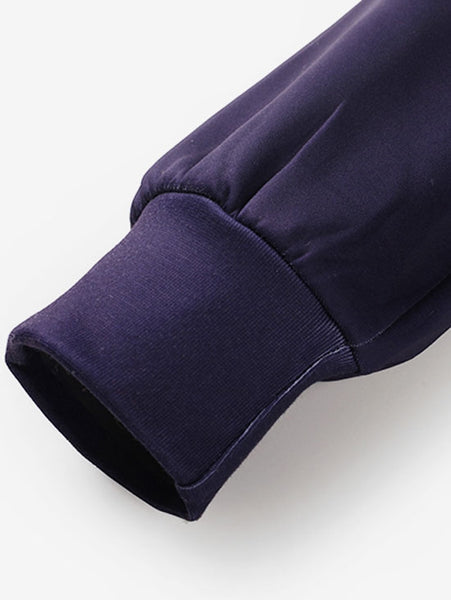 Christmas Elk Flowers Print Loose Sweatshirt