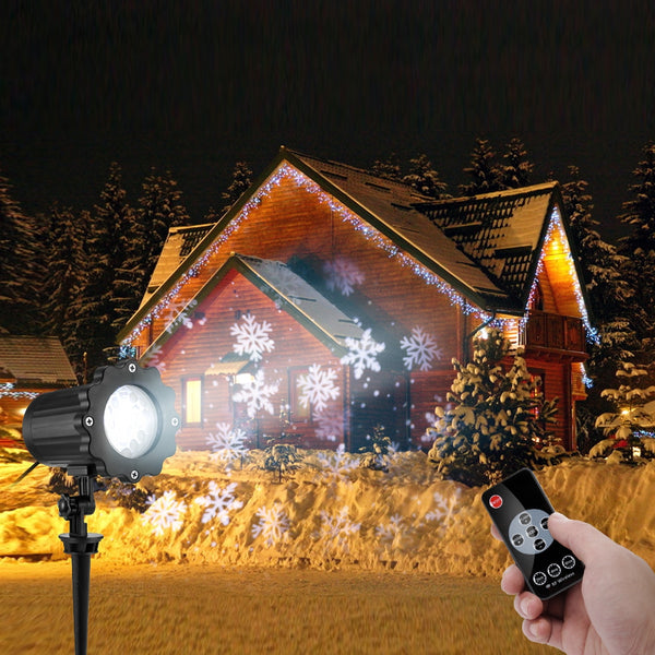 SE369 LED Projector Light Snow Waterproof Stick Outdoor Christmas
