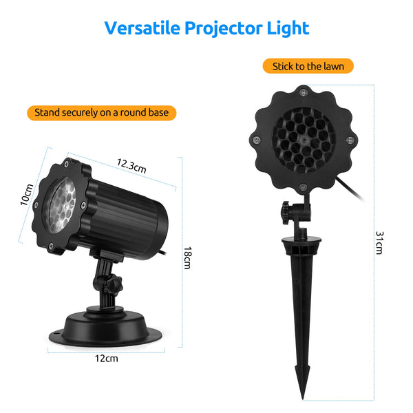 SE369 LED Projector Light Snow Waterproof Stick Outdoor Christmas