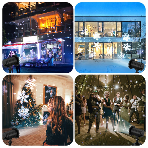 SE369 LED Projector Light Snow Waterproof Stick Outdoor Christmas