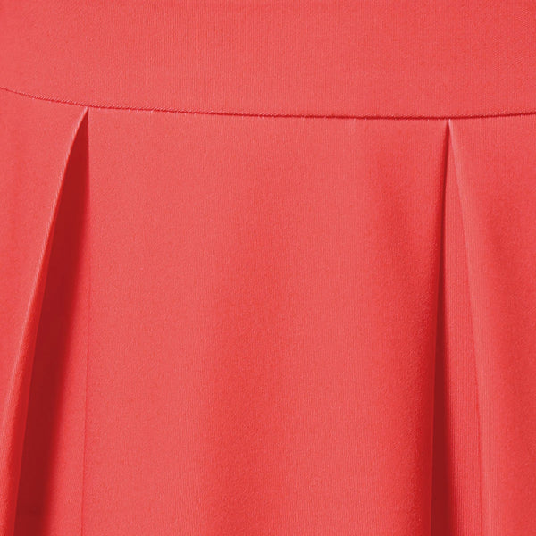 Sunset Beach Print Sleeveless Flared Dress