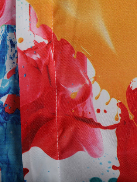 Long Sleeve Colorful Paint Splatter Shirt
