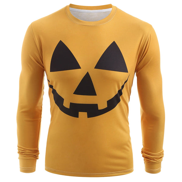 Geometrical Emoticon Print Casual T-shirt