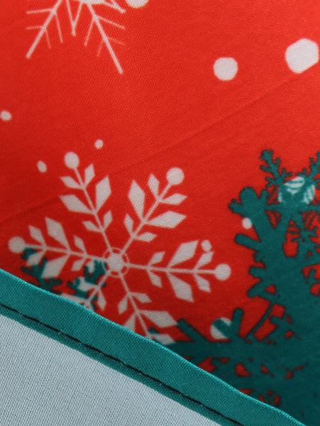 Christmas Elk Print Fit and Flare Dress