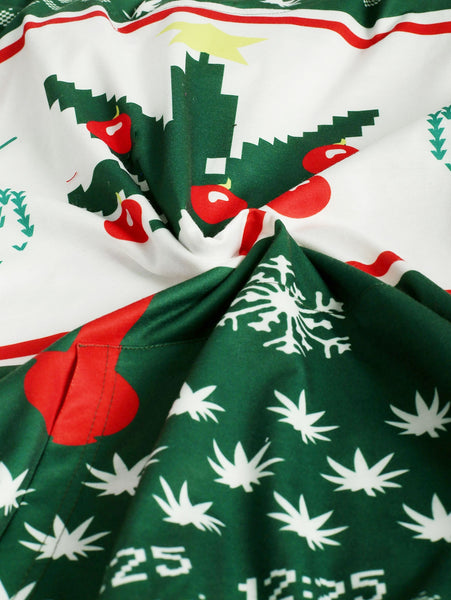 Long Sleeve Christmas Snowflake Print Hoodie