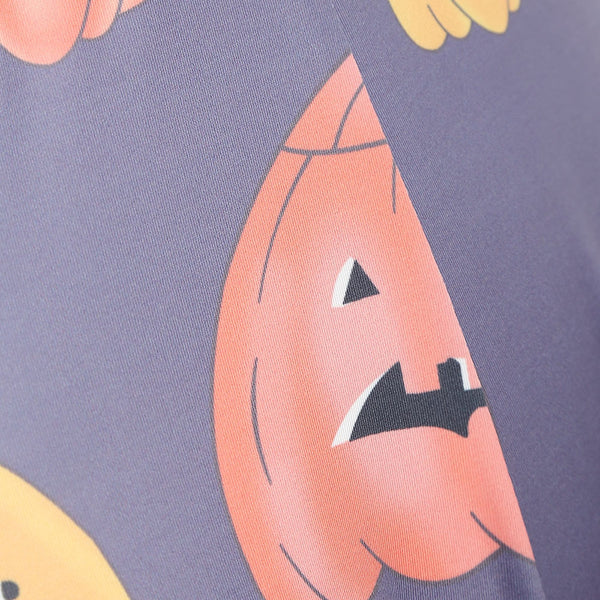 Halloween Cartoon Pumpkins Print Casual Pants