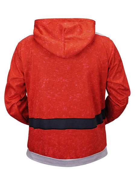 Christmas Belt Printed Casual Hoodie
