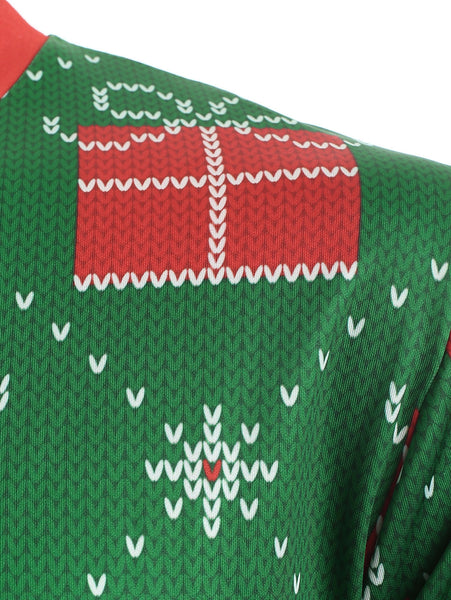 Christmas Gift Knitted Print Long Sleeve Sweatshirt