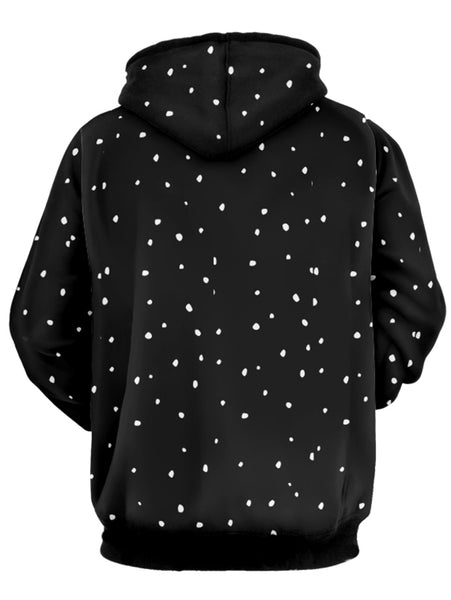 Christmas Cap Letter Print Pullover Hoodie