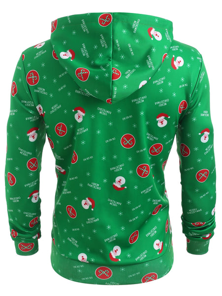 Christmas Blazer Pocket Pullover Hoodie