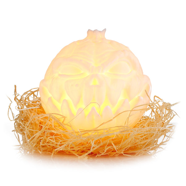 3D Printing Devil Pumpkin Face Light Pat Night Lamp Halloween