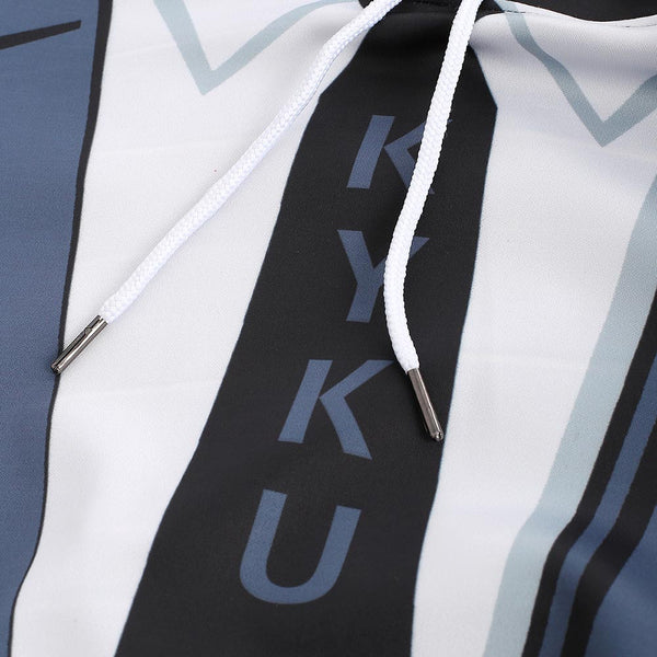 Faux Suit Tie Print Pullover Hoodie