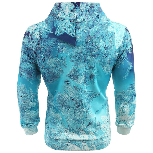 Christmas Puppy Print Kanga Pocket Hoodie