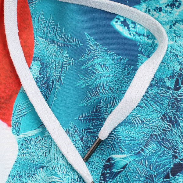 Christmas Puppy Print Kanga Pocket Hoodie