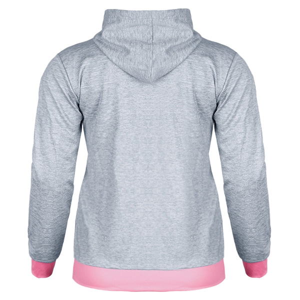 Christmas Long Sleeve Reindeer Print Hoodie