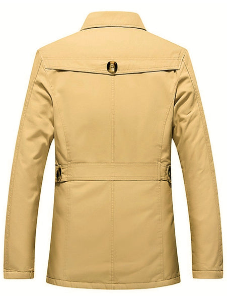 Winter Fluffy Lined Button Up Jacket