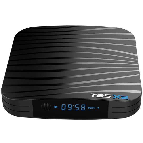 T95X2 TV Box Amlogic S905X2 Android 8.1 2.4G WiFi 100Mbps USB3.0 Support 4K H.265