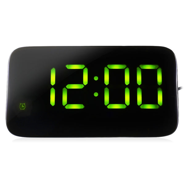 JK - 015 LED Digital Alarm Clock Voice Control Time Display for Home or Office