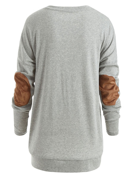 Letter Print Drop Shoulder Top