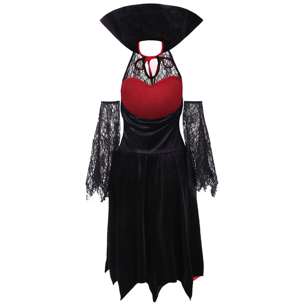 Cold Shoulder Halloween Costume Lace Dress