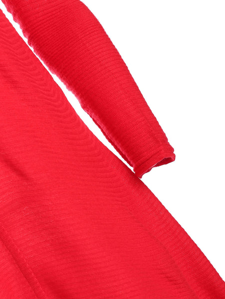 Casual Long Sleeve Jersey Swing Dress