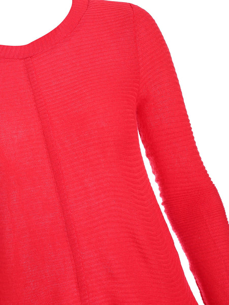 Casual Long Sleeve Jersey Swing Dress