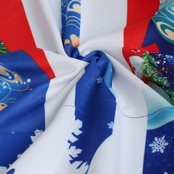 Christmas Tie Costume Snowman Ball Print Hoodie