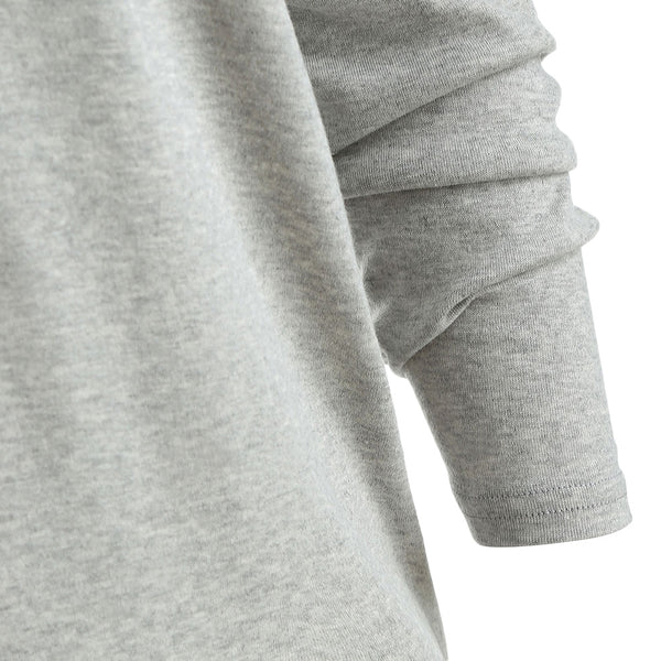 Letter Print Drop Shoulder Top