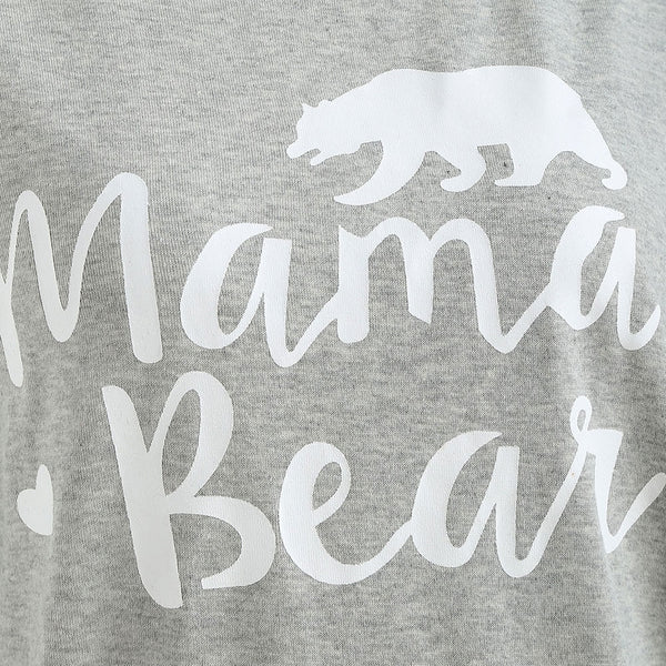 Letter Print Drop Shoulder Top