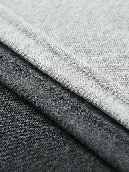 Contrast Patchwork Open Front Long Sleeve T-shirt