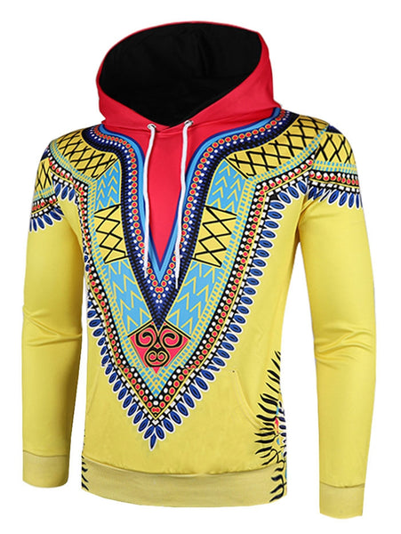 Tribal 3D Print Pullover Hoodie