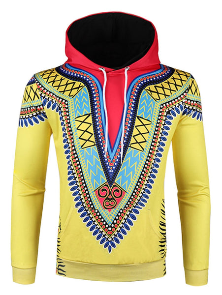 Tribal 3D Print Pullover Hoodie